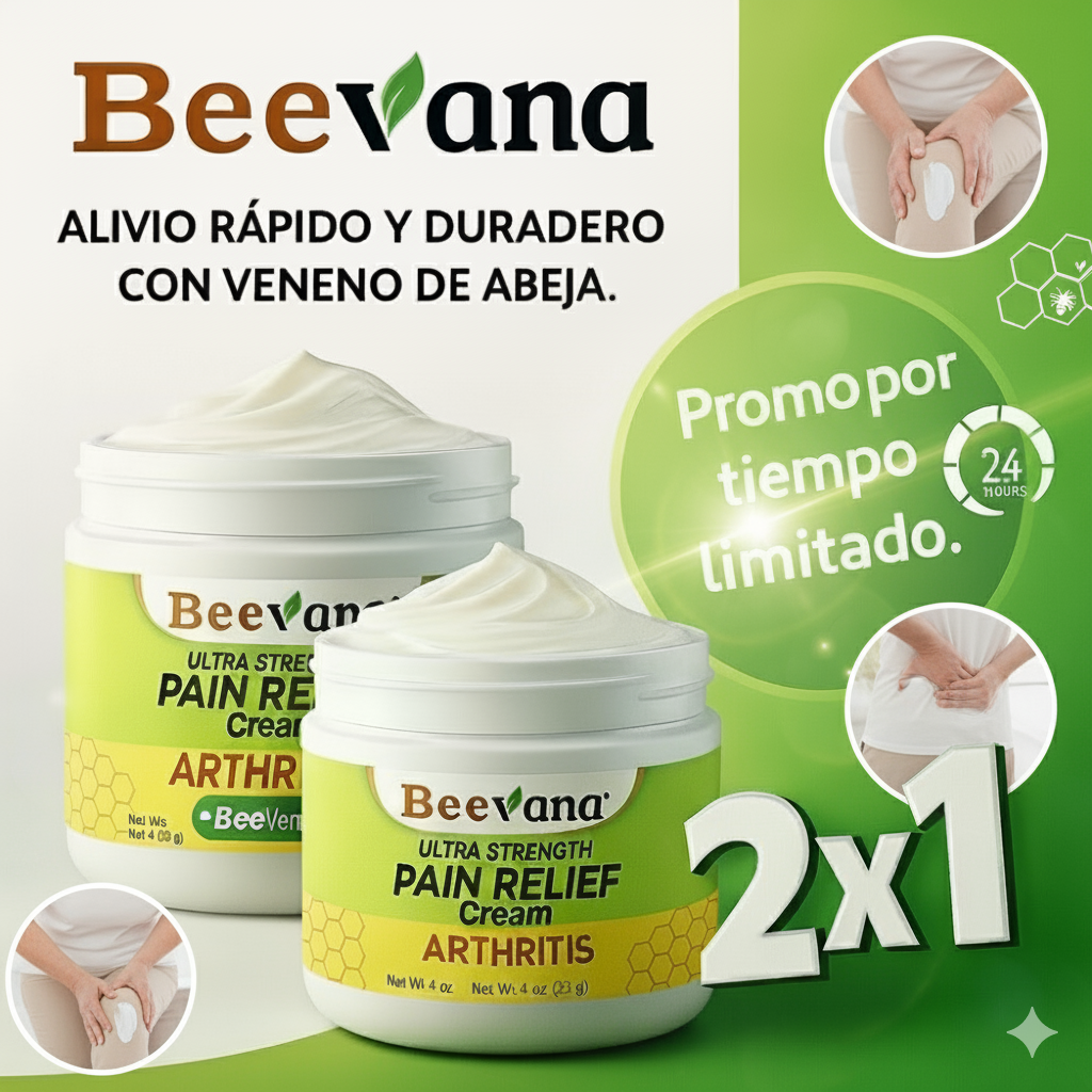 Beevana Crema | Movilidad sin Dolor - OFERTA 2X1 HOY.