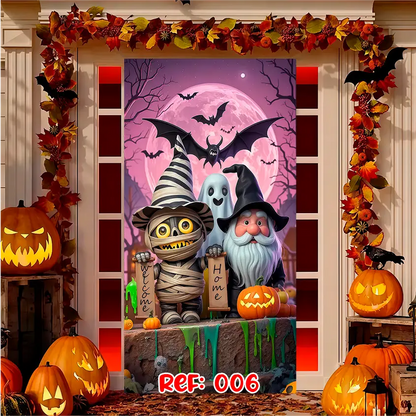 Forro Halloween | Puerta Terrorífica Express