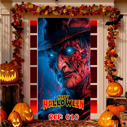 Forro Halloween | Puerta Terrorífica Express