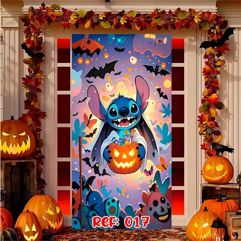 Forro Halloween | Puerta Terrorífica Express