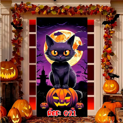 Forro Halloween | Puerta Terrorífica Express