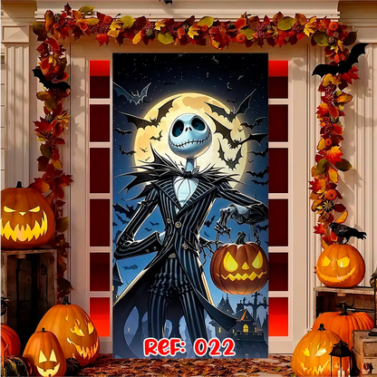 Forro Halloween | Puerta Terrorífica Express