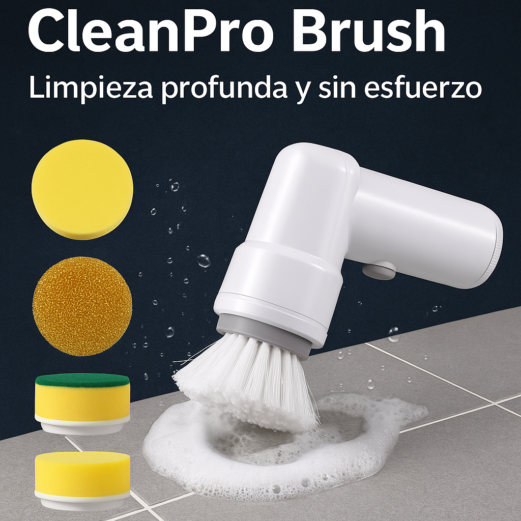 CleanPro Brush | Limpieza profunda sin esfuerzo | 50% DE DESCUENTO HOY