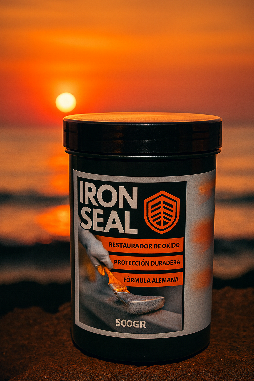 IRON SEAL | Pintura (500ml) para prevenir y eliminar el óxido.
